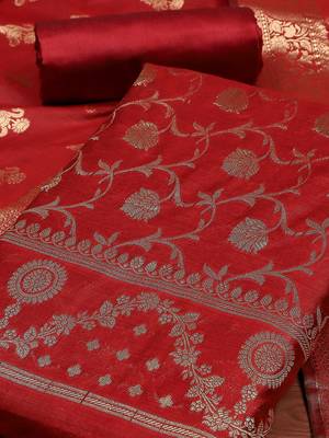 Art Silk Unstitched Dress Material 2