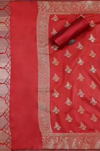 Art Silk Unstitched Dress Material