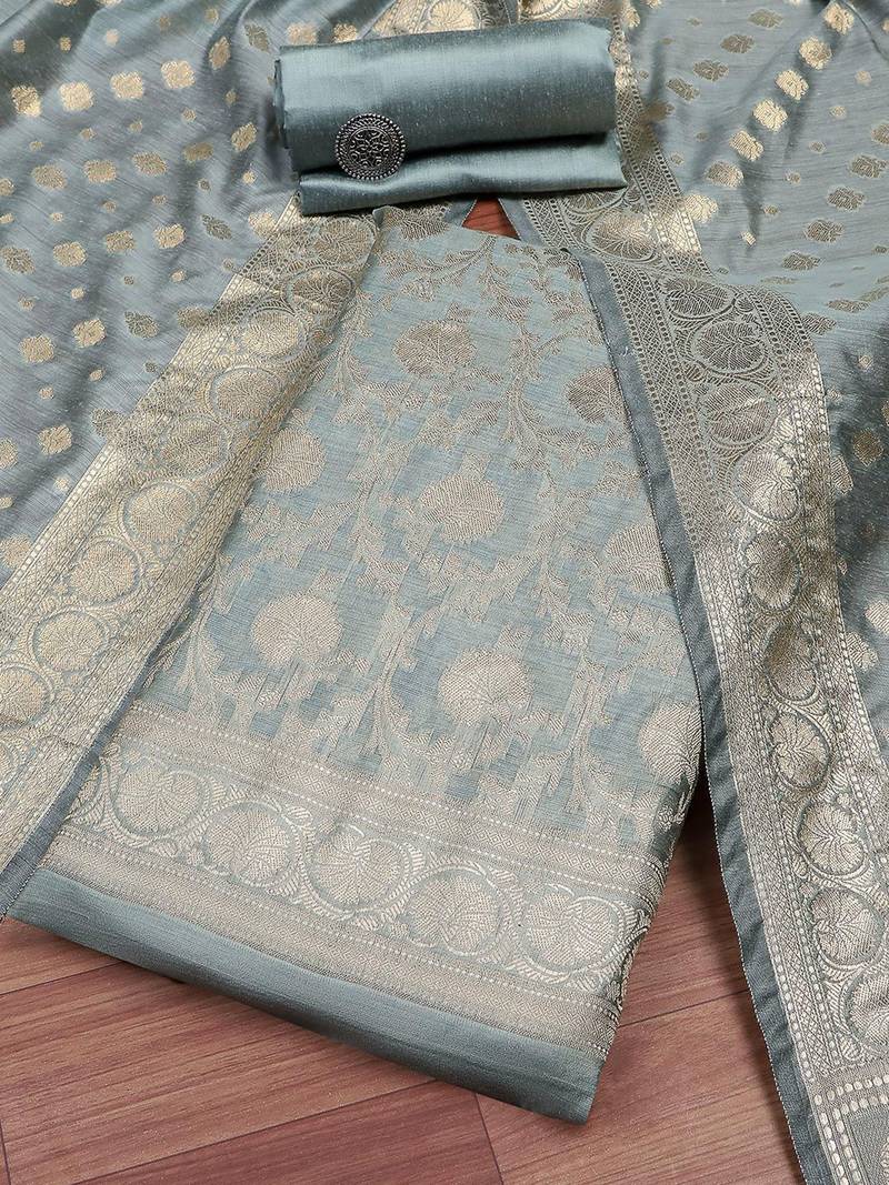Pure Silk Unstitched Dress Material