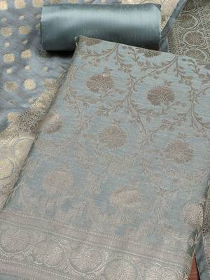 Pure Silk Unstitched Dress Material 2