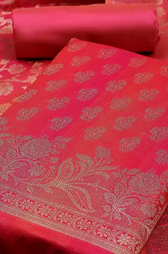 Pure Silk Unstitched Dress Material