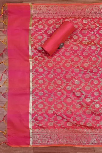 Pure Silk Unstitched Dress Material