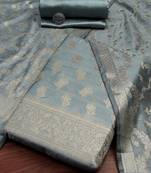 Ethnic Motifs Woven Design Unstitched Dress Material