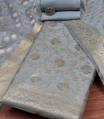 Art Silk Unstitched Dress Material