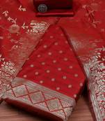 Art Silk Unstitched Dress Material