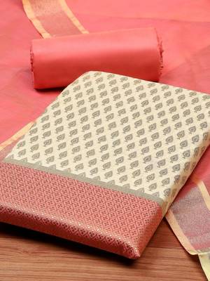 Printed Unstitched Dress Material 3