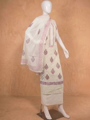 Cotton Unstitched Dress Material 4