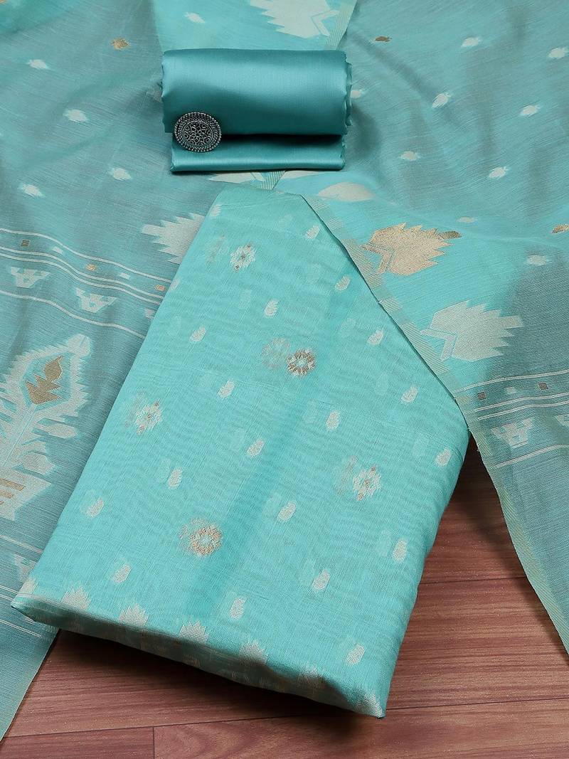 Pure Cotton Unstitched Dress Material