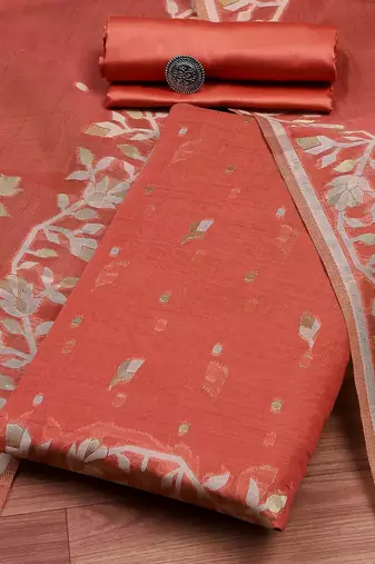 Pure Cotton Unstitched Dress Material