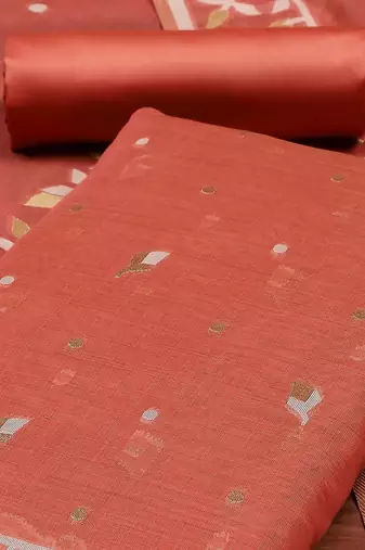 Pure Cotton Unstitched Dress Material