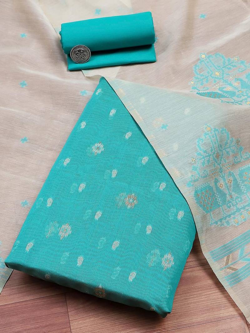Pure Cotton Unstitched Dress Material
