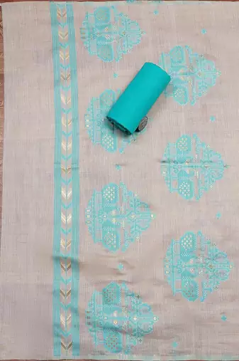 Pure Cotton Unstitched Dress Material