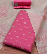Art Silk Unstitched Dress Material
