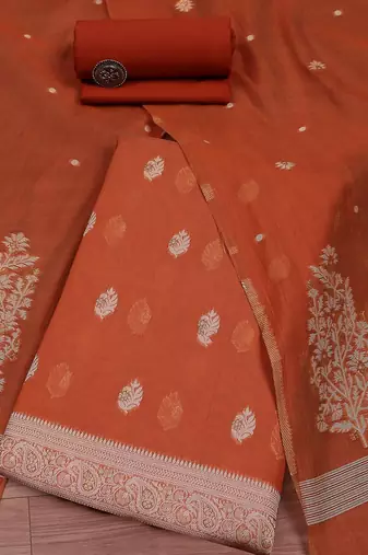 Pure Cotton Unstitched Dress Material