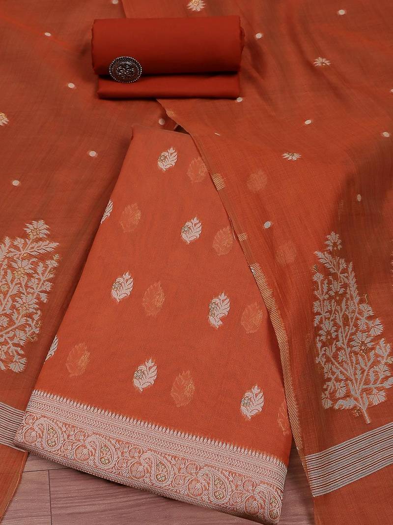Pure Cotton Unstitched Dress Material