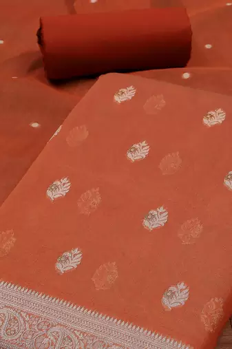 Pure Cotton Unstitched Dress Material