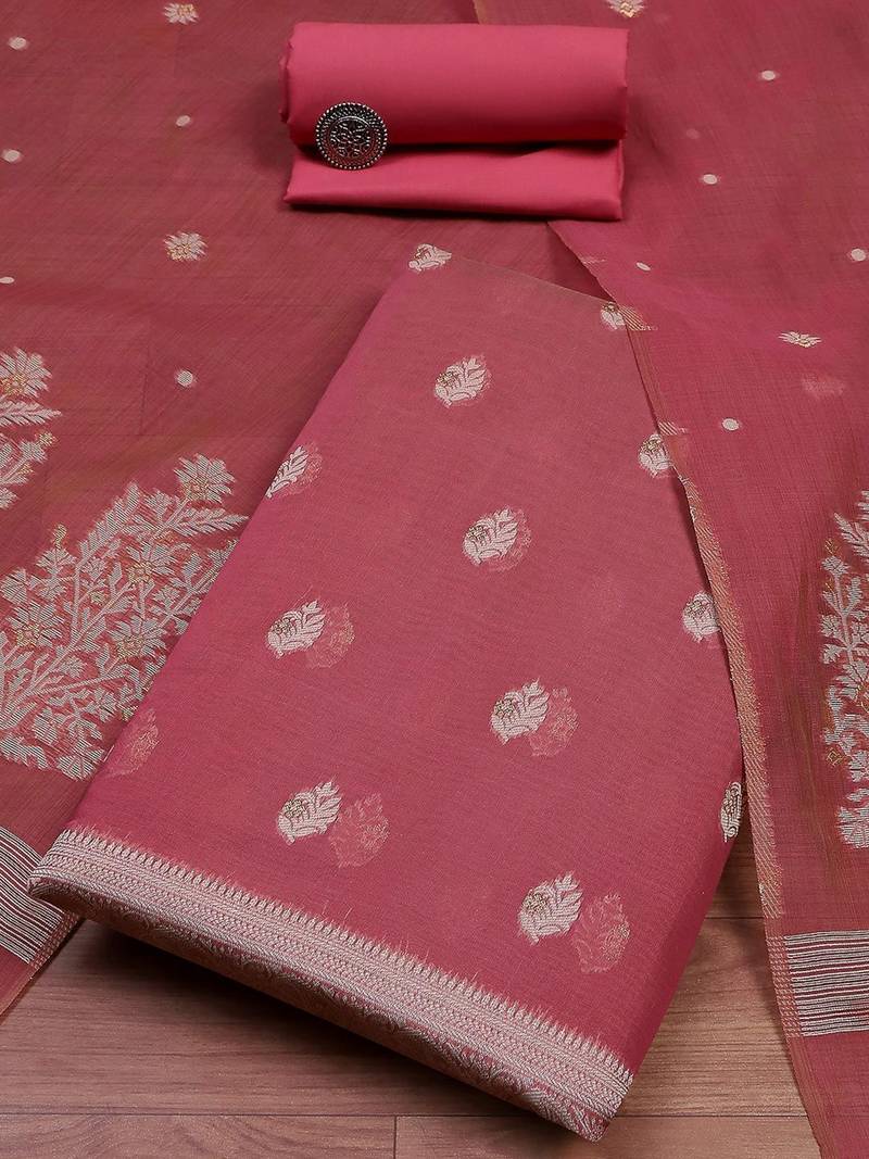 Pure Cotton Unstitched Dress Material