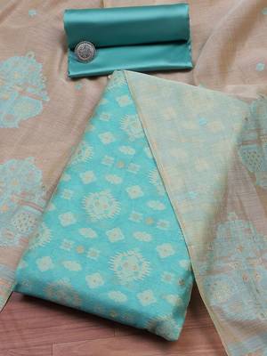 Art Silk Unstitched Dress Material 1
