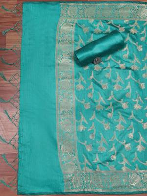 Art Silk Unstitched Dress Material 3