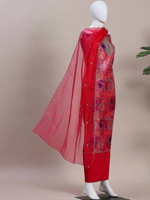 Printed Unstitched Dress Material 2