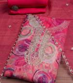 Printed Unstitched Dress Material