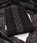 Floral Embroidered Silk Georgette Unstitched Dress Material