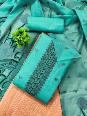 Printed Pure Cotton Unstitched Dress Material 2