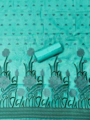 Printed Pure Cotton Unstitched Dress Material 3