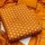 Orange Unstitched Dress Material