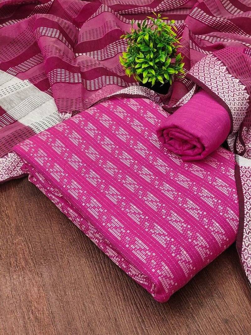 Printed Unstitched Dress Material
