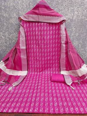 Printed Unstitched Dress Material 3