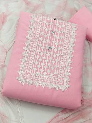 Embroidered Unstitched Dress Material 2