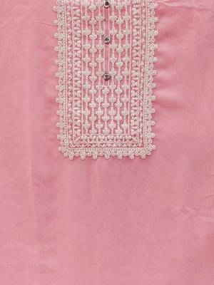 Embroidered Unstitched Dress Material 4