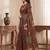 coffee erod soft with fancy digital print with tissue saree