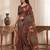 coffee erod soft with fancy digital print with tissue saree