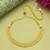 Dazzling square shape and flower design gold plated choker necklace set with maang tikka for women and girls