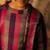 Purple and multicolor cotton silk side button kurta