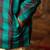 Blue and purple cotton silk jodhpuri kurta