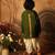 Green cotton silk textured kurta