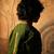 Green cotton silk textured kurta