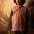 Pink and light blue cotton silk nehru jacket