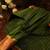 Green cotton silk angrakha kurta