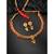 Indian bollywood traditional necklace earrings jewelry set wear red