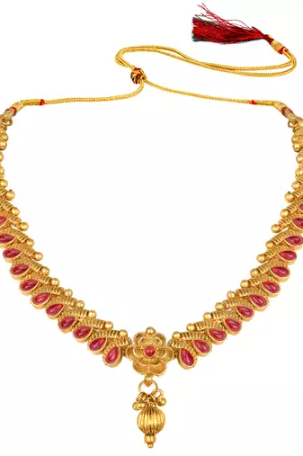Indian bollywood traditional necklace earrings jewelry set wear red