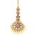 Drop pearl design headpiece maan tikka encrusted with wedding party indian traditional jewelry gift for women