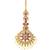 Drop pearl design headpiece maan tikka encrusted with wedding party indian traditional jewelry gift for women