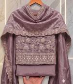 Embellished Unstitched Dress Material
