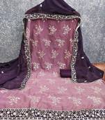 Embellished Unstitched Dress Material