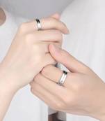 Fancy couple band finger ring jewellery for men & women(men - us 9, women - us 7)