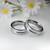 Fancy couple band finger ring jewellery for men & women(men - us 9, women - us 7)